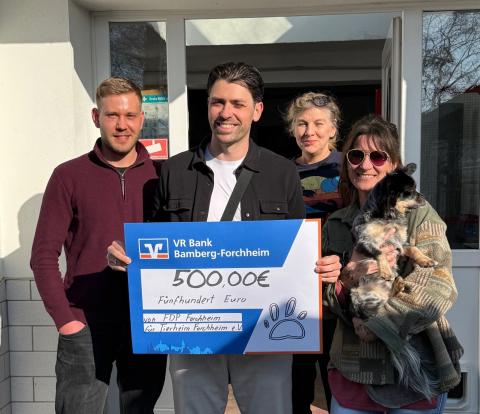 Erlös des Bratwurstverkaufs ging an das Tierheim